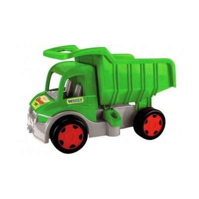 Іграшкова вантажівка Wader "Гігант" зелений кузов 55 см 65015 фото 1