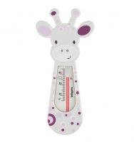 Термометр для воды детский плавающий BabyOno Олененок белый с розовым фото 1
