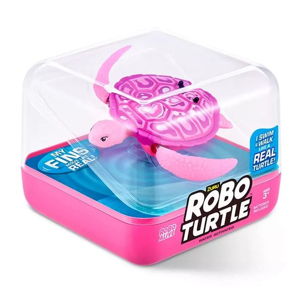 Інтерактивна іграшка ROBO ALIVE – Робочерепаха рожева фото 3