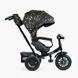 Дитячий триколісний велосипед Best Trike Perfetto інтерактивний надувні колеса чорний золото 8066 / 612-04 фото 2