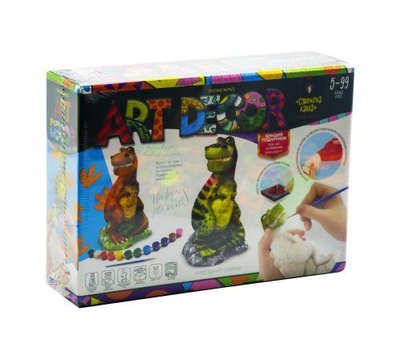 Гіпсові форми Danko Toys Art Decor: Динозавр (укр) ARTD-01-04U фото 1