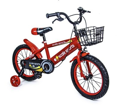 Велосипед детский двухколёсный 16" Scale Sports T13 красный фото 1