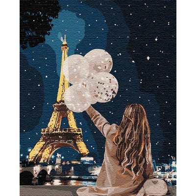 Картина за номерами Ідейка "Незабутній вечір у Парижі" 40х50см KHO4763 фото 1