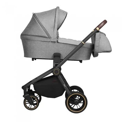 Универсальная детская коляска 3 в 1 с автокреслом и дождевиком Carrello Epica CRL-8511/1 Silver Grey фото 1