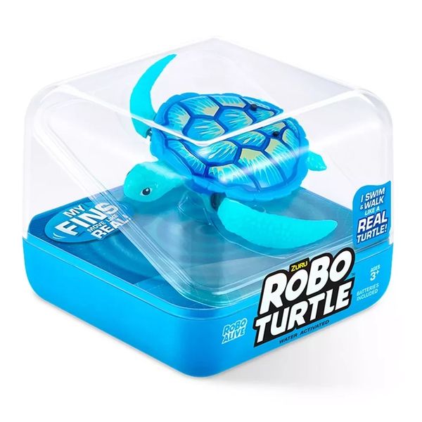 Інтерактивна іграшка ROBO ALIVE – Робочерепаха блакитна фото 3
