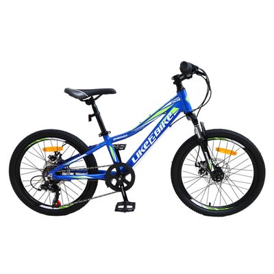 Велосипед підлітковий двоколісний 20" LIKE2BIKE Energy синій фото 1