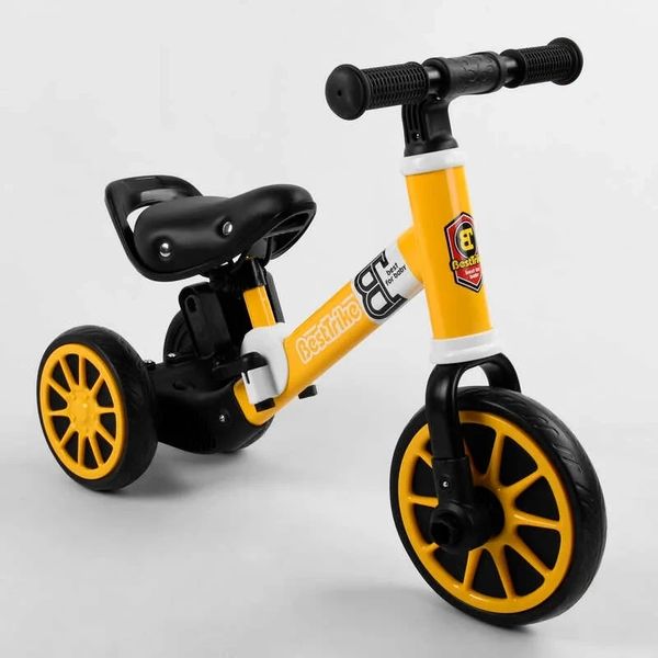 Дитячий триколісний велосипед - трансформер Best Trike EVA колеса, функція біговела оранжевий 71616 фото 2