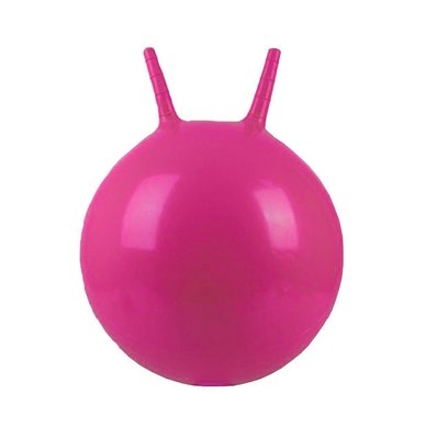 Мяч для фитнеса с рожками (фитбол) 38 см MS 0938 Розовый фото 1