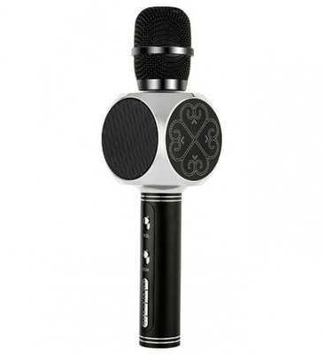 Беспроводной bluetooth караоке микрофон с колонкой (Silver) SU-YOSD YS-63 фото 1