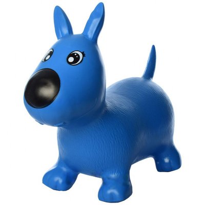 Резиновый прыгун "Собачка" Синяя MS1592 фото 1