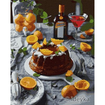 Картина за номерами Ідейка "Апельсинова насолода" 40х50см KHO5616 фото 1