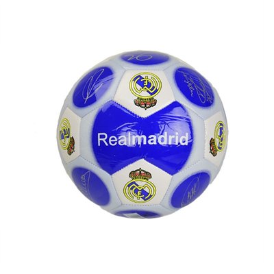 Футбольный мяч №5 Bambi FC PVC диаметр 21 см Синий YW0220 фото 1