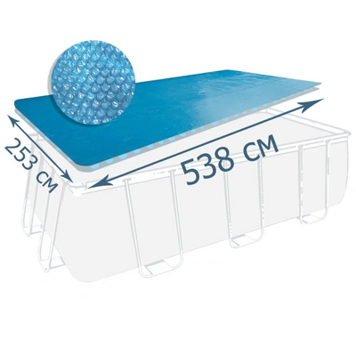 Теплозберігаюче покриття (солярна плівка) для басейну Intex 538-253 см 28016 фото 1