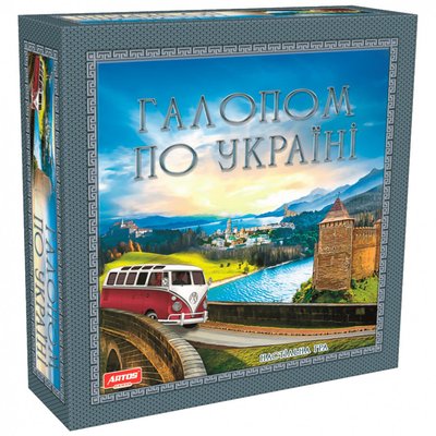 Настільна гра Artos Games Галопом по Україні (укр) 1182 від 8-ми років фото 1