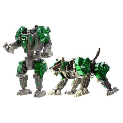 Трансформер – істота JUNFA Зелений собака 12 см E2001-8 фото 1