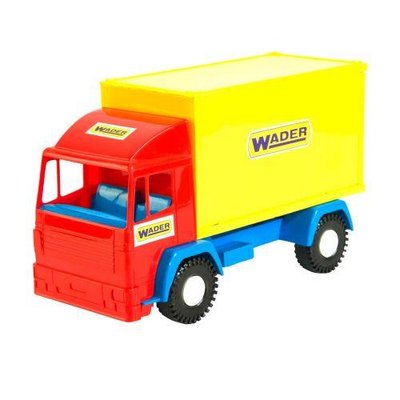 Игрушечный контейнеровоз Wader Mini truck 24 см красный 39210 фото 1