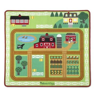 Напольный игровой коврик с животными Ферма 100х90 см Melissa&Doug MD19425 фото 1