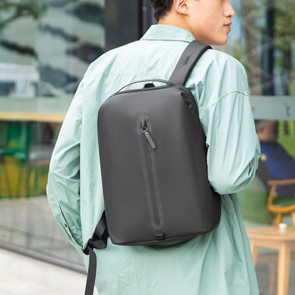 Міський рюкзак Mark Ryden Lite для ноутбука 14" чорний 12 літрів MR9065B фото 3