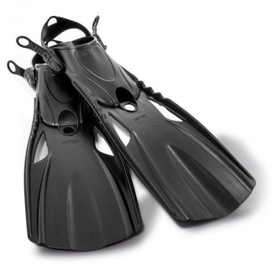 Ласты для плавания Intex размер 41-45 черные 55635 фото 1