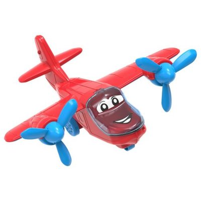 Іграшковий літак на коліщатках ТехноК 24 см червоний 9628 фото 1