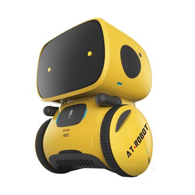 Интерактивный робот с голосовым управлением – AT-ROBOT (жёлтый, озвуч.укр.) фото 1