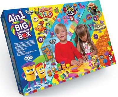 Набор для лепки Danko Toys Big Creative Box 4 в 1 (укр) BCRB-01-01U фото 1