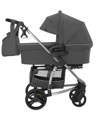 Универсальная детская коляска 2 в 1 с корзиной Carrello Vista CRL-6501/1 Steel Grey фото 1