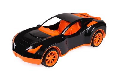 Игрушечная спортивная машина ТехноК 38 см черно-оранжевая 6139 фото 1