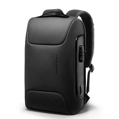 Городской вместительный рюкзак Mark Ryden Chicago с карманом для ноутбука и планшета черный 26 литров MR9116 фото 1