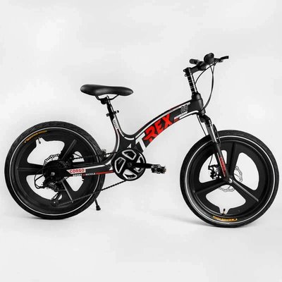 Велосипед подростковый двухколёсный 20" CORSO T-REX черно-красный TR-97001 фото 1
