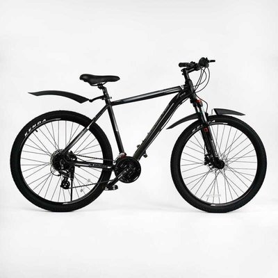Велосипед дорослий спортивний 27.5" MAXXPRO алюмінієва рама 20" гідравлічні гальма чорний N2705-1 фото 1