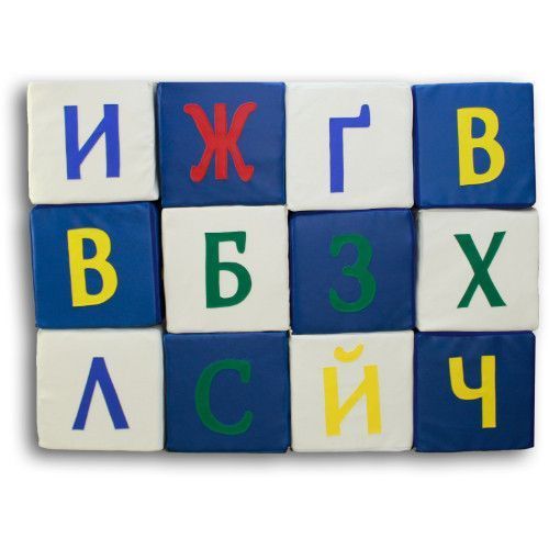 Ігровий набір кубиків&nbsp;з м'яких модулів Tia Азбука 24 елементи фото 3