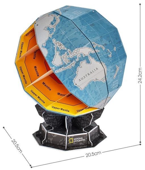 Набір для моделювання CubicFun STEM Скретч Глобус DS1082h фото 4