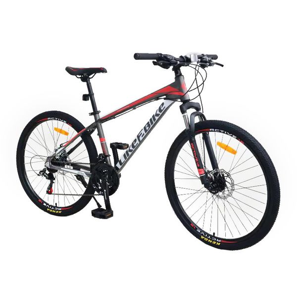 Велосипед взрослый спортивный 26" LIKE2BIKE Active 1,0, серый матовый A212601 фото 1