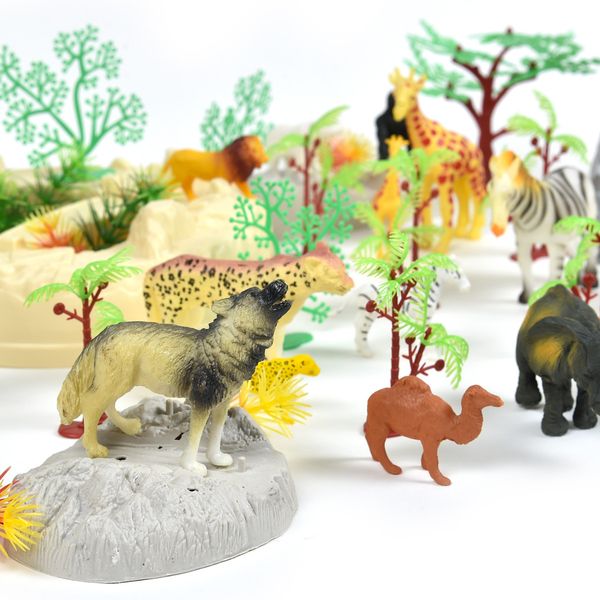 Игровой набор с животными FUN BANKA – Дикие животные 57 предметов фото 7