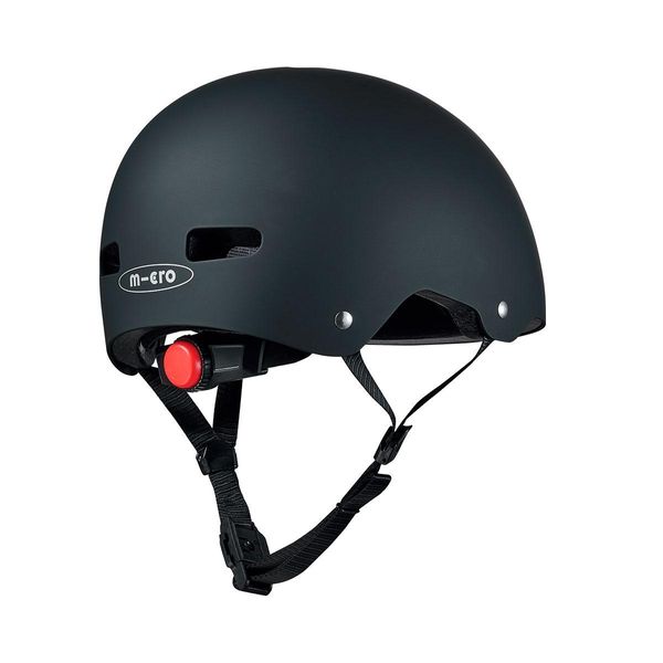 Защитный шлем премиум MICRO с LED габаритами размер M 52–56 cm Черный фото 6
