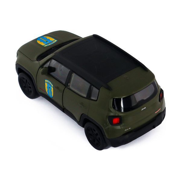 Военная машинка TechnoDrive Jeep Renegade Trailhawk &laquo;Айдар&raquo;, 1:40, хаки фото 10