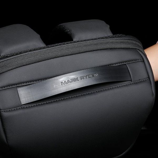 Городской вместительный рюкзак Mark Ryden Chicago с карманом для ноутбука и планшета черный 26 литров MR9116 фото 7
