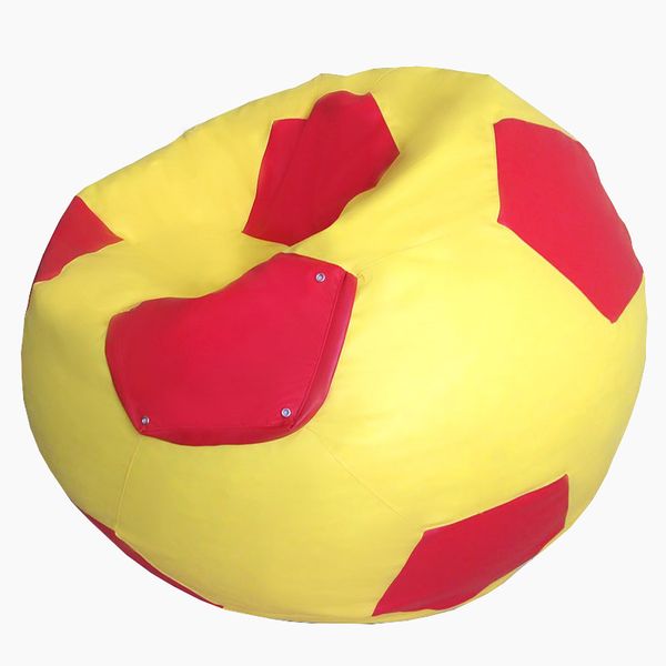 Безкаркасний пуф - мішок Tia 110 х 110 см Футбольний м'яч XL Оксфорд фото 5