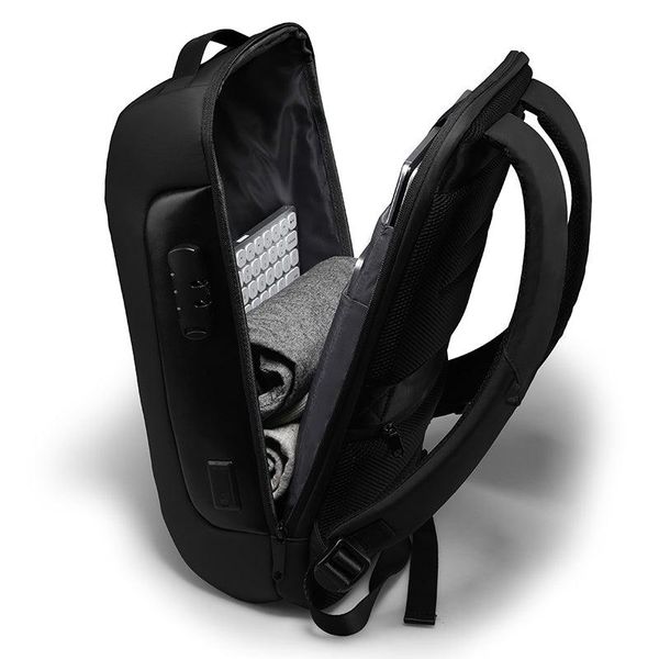 Городской вместительный рюкзак Mark Ryden Chicago с карманом для ноутбука и планшета черный 26 литров MR9116 фото 3