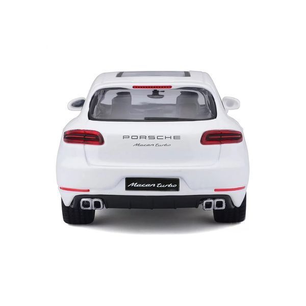 Коллекционная модель автомобиля Bburago Porsche Macan, масштаб 1:24, белый 18-21077 фото 3