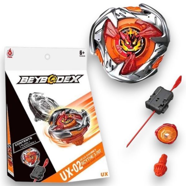 Бейблейд X Пекельний Молот (Beyblade X Hells Hammer) сезон 2 стиль атака UX-02 фото 3