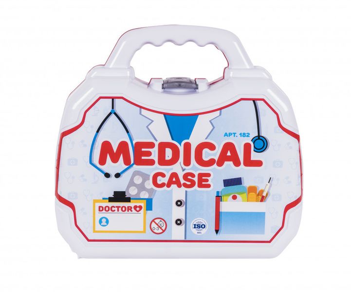 Игрушечный медицинский набор в чемоданчике Орион 12 предметов 182OR фото 3