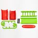 Дитяча пластикова гірка для катання вулична Doloni 2,4м зелена з червоним 014550/01 фото 5