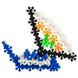 Конструктор Шестилисник (Сніжинка, Молекула) 120 шт 10 кольорів NEON світиться фото 4