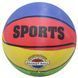 Баскетбольний м'яч №7 Sports гумовий райдужний BT-BTB-0033 фото 1