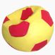 Безкаркасний пуф - мішок Tia 110 х 110 см Футбольний м'яч XL Оксфорд фото 5
