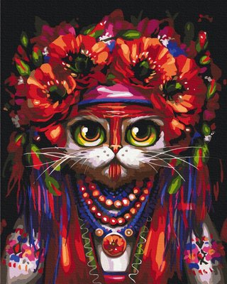Картина по номерам BrushMe серии Патриот "Кошка Мотанка ©Марианна Пащук" 40х50см BS53461 фото 1