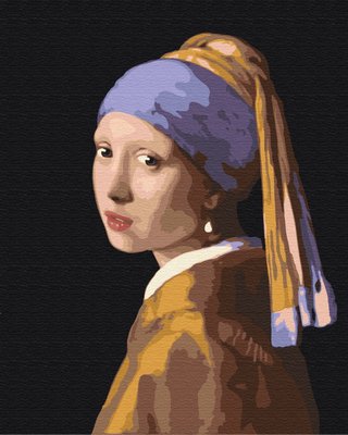Картина за номерами BrushMe "Дівчина з перловою сережкою. Ян Вермеер" 40х50см BS223 фото 1