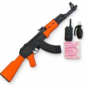 Іграшковий автомат АК-47 Golden Gun на пістонах з аксесуарами 251 фото 1